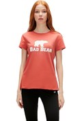 Resim Logo Tee T-Shirt Ginger Tarçın Baskılı Kadın Tişört 
