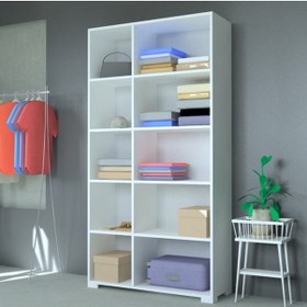 Resim Mobilique Aksu Açık Raflı Giysi Odası Dolabı 600-00-158 