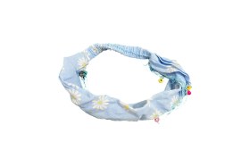 Resim Lastikli Paraşüt Bandana Bebe Mavisi 