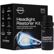 Resim Genel Markalar Headlight Restorer Nano Seramik Far Yenileme ve Koruma Kiti-3 Yıl Dayanım-10ml-Far Temizleme 