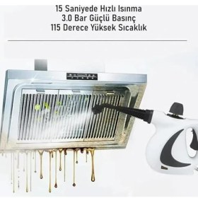 Resim Çok Amaçlı Basınçlı Buhar Temizleyici - El Tipi Buharlı Temizlik Makinesi 
