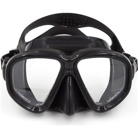 Resim Jeemson Mk-500 Profesyonel Dalış Maskesi - Dayanıklı Cam Ve Pvc Malzeme İle Konforlu Dalış Deneyimi Siyah 