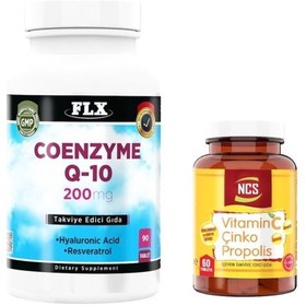 Resim Coenzyme Q-10 200 Mg 90 Tablet + Vitamin C Çinko Propolis 60 Tablet 