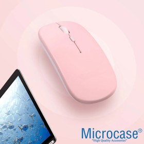 Resim Microcase 1600 Dpı Şarj Edilebilir 2.4 Ghz Çift Modlu Bluetooth Kablosuz Mouse - AL2675 Siyah 