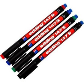 Resim Edding Asetat Kalemi 10 Lu Kutu Kırmızı 149M Kırmızı 