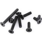 Resim Lemestar 200 Adet M3 4-25mm 10.9 Dereceli Yüksek Dayanımlı Dikme Üstü İç İçgen Somun Seti - Ev, Ofis Ve Makine Tesisatı İçin Transparan Kutuda 8 Farklı Uzunlukta 