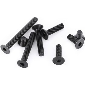 Resim Lemestar 200 Adet M3 4-25mm 10.9 Dereceli Yüksek Dayanımlı Dikme Üstü İç İçgen Somun Seti - Ev, Ofis Ve Makine Tesisatı İçin Transparan Kutuda 8 Farklı Uzunlukta 