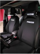 Resim Mazda Nakışlı Ön Ikili Oto Koltuk Kılıfı 