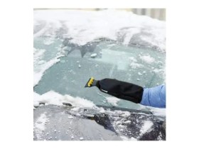 Resim MarkEntegra Eldivenli Buz Kazıyıcı - 3 Fonksiyonlu Cam Temizleme Aracı 