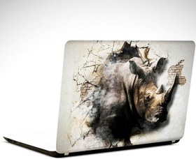 Resim Gergedan Laptop Sticker 13 Inch (34X24Cm) 