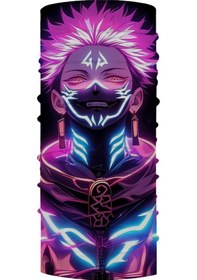 Resim Bebo Store Extreme Outdoor Spor , Motorcu Ve Bisiklet Kullananlara Özel Desenli Buff Boyunluk Bandana Balaklava Anime-202 Baskılı 