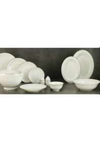 Resim Evaliza Serenity Gold 85 Parça Yemek Takımı 