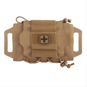 Resim Explosion1 Hızlı Dağıtım Kiti Outdoor Hızlı Çekme Tıbbi Kit Dış Mekan Kampı Acil Survival Kit Çamur Renk (Yurt Dışından) 