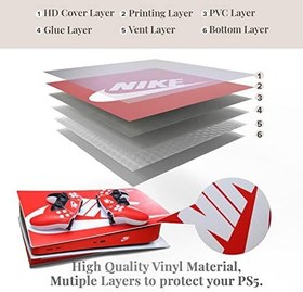 Resim PS5 Skin Disk Edition Konsolu ve Denetleyicisi, Playstation 5 Konsolu ve Denetleyicileri için PS5 Çıkartmaları Vinil Çıkartmaları, Disk Sürümü - Ayakkabı Kutusu 