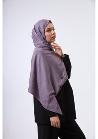 Resim Mirsoy Scarf Velora Modern Desen Şal Lila 