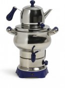 Resim Armağan Çay Semaveri & Çay Makinesi - Lacivert Aksam - Özel Seri - 3,5 Litre Su Haznesi 