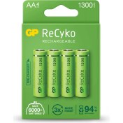 Resim GP AA 1300 mAh Şarjlı Kalem Pil 4'lü Paket GP130AAHCEMTR-4LÜ 