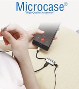 Resim Microcase Type-c Splitter 2in1 Şarj Ve Kulaklık Çevirici Kablo Gümüş Jbc040 