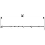 Resim Bosch 1987474587 On Fren Balata Ikaz Sensoru Astra G Zafira A 90498321 (WE317862) 
