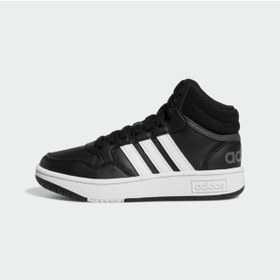 Resim Adidas Hoops Mid Sneaker 3.0 K Çocuk Günlük Ayakkabı Siyah GW0402 Siyah 