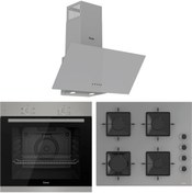 Resim Ferre XE61MDV - SS208 - D088 4 Prog. Mekanik Statik XL 78 Litre Ankastre Set - Gri 