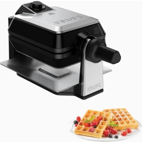 Resim Krups Profesyonel Double Waffle Makinesi Döner Sistem 1200W 