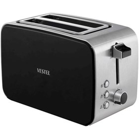 Resim Vestel İnox Siyah Ekmek Kızartma Makinesi (VESTEL.20242929) 