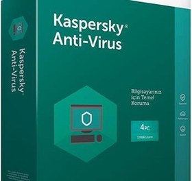Resim Kaspersky Antivirüs 2017 4 Kullanıcı 1 Yıl 