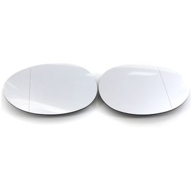 Resim Ximistore9 Mini F54-f60 2014-2020 İçin Beyaz Isıtmalı Sağ Ve Sol Dikiz Aynası Camı Seti 