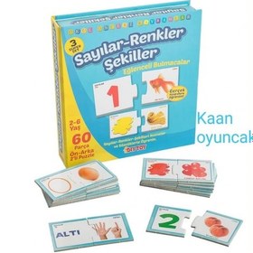 Resim Sayılar - Renkler - Şekiller 