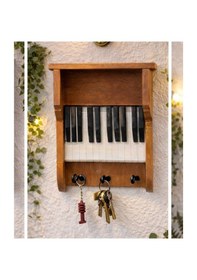 Resim Piyano Askılık Anahtarlık Duvar Rafı Askısı 6002 Ahşap 
