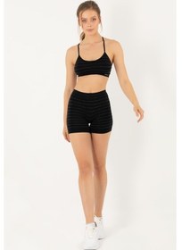 Resim Miorre Shiny Dikişsiz Kaplı Spor Büstiyer 