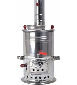 Resim Zarif-İş 3.5 lt Tek Musluklu Odunlu Semaver 430 Kalite Krom 