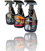 Resim EKT LASTİK PARLATICI DÖŞEME TEMİZLEYİCİ JANT TEMİZLEYİCİ 3 LÜ OTO BAKIM SETİ 