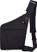 Resim Novahub Hırsızlık Önleyici Su Geçirmez Günlük Sling Çantası, Göğüs Çapraz Vücut Messenger Omuz Çantası, Arka Kapağı Erkekler İçin Seyahat Bisiklet Spor Dış Mekan Siyah Diğer Yeni Tasarım Çok Renkli 