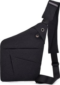 Resim Novahub Hırsızlık Önleyici Su Geçirmez Günlük Sling Çantası, Göğüs Çapraz Vücut Messenger Omuz Çantası, Arka Kapağı Erkekler İçin Seyahat Bisiklet Spor Dış Mekan Siyah Diğer Yeni Tasarım Çok Renkli 