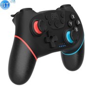 Resim Switch Pro İçin Makro Programlama İle Kablosuz Bluetooth Oyun Kumandası, Ürün Rengi: Siyah Sol Kırmızı 