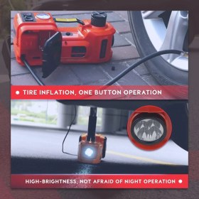 Resim Elektrikli Araba Krikosu, 5 Ton, 12 V, Hidrolik Kriko Seti, Elektrikli Anahtarlı (135 – 530 Mm), Araba Kaldırma Krikosu, Araba Suv Sedan, Mpv, Kamyon, Pikap, Lastik Değiştirme 