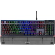 Resim Rampage Carbon Blue Switch RGB Mekanik Oyuncu Klavye 