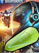 Resim Smith Yeni 2025 Model Yeni Sürüm C60-2x Bluetooth V5.3 Motosiklet Kask Kulaklık Rgb İntercom Telsiz Seti 