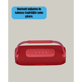 Resim Resveq Suya Dalı 20W Rgb Hoparlör Bluetooth, Usb, Sd Kart ve Aux Girişli 