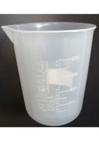 Resim Isolab Plastik Beher 500 ML 
