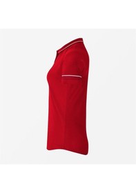 Resim Nike W Academy 21 Polo Kadın Polo Yaka Tişört KIrmızı Kırmızı 