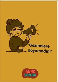 Resim Keskin 12 17 Kuşe Kapak Anne Sözleri Not Defteri - Gezmelere Doyamadın Çok Renkli 