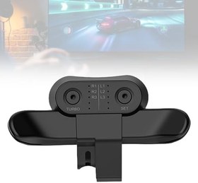 Resim PS4 için kablosuz kumanda - PS4 Controller Paddles Scuff başlığı, PlayStation 4 aksesuarı, PS4 Gamepad için geri tuş eklentisi, genişletilmiş yedek tuşlar Back Button Joystick PS4 PlayStation 4 için 