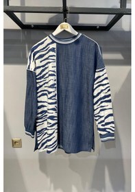 Resim 25y2418 Miaruj Tunik İndigo Mavi 