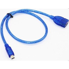 Resim 5 Pin Mini Usb Erkek - Usb Dişi Kablo 50Cm - Mini Uzatma 