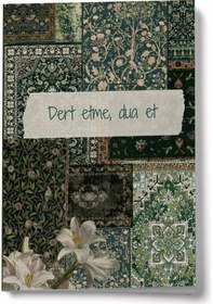 Resim Sufi Serisi 1 Dert Etme, Dua Et A6 Çizgili Mini Defter Not Defteri Çok Renkli 