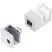 Resim Geeroyoo Banyo Kapısı Dairesel Sabitleyici - 304 Paslanmaz Çelik, Kayar Kapı Stabilizasyonu, Anti-koroziv, Esnek Montaj 