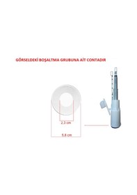 Resim Kale Start Gömme Rezervuar Boşaltma Grubu Contası 8 Cm Mavi 